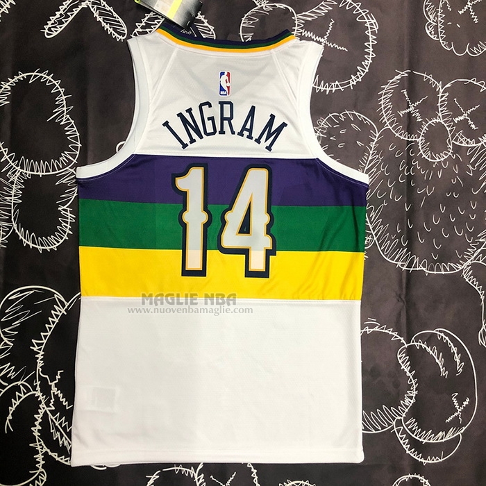 Maglia
 Brandon Ingram NO 14 New Orleans Pelicans Citta
 2019-20 Bianco
